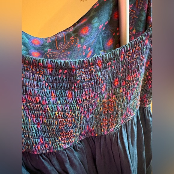 Natural Life Bailey Maxi Dress Floral Navy Folk Garden M Medium - Picture 9 of 12